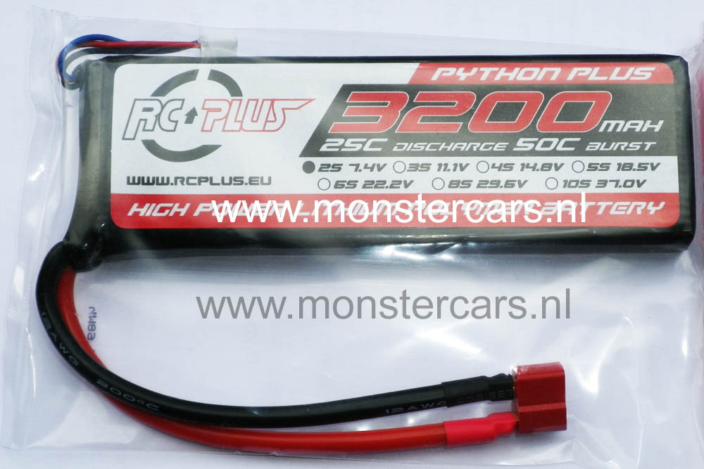 Python Plus 7,4V 3200mAh 25/50C LiPo Accu